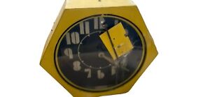 1940s Electric Neon Clock Co Cleveland, Ohio Octagon Wall Clock 2306