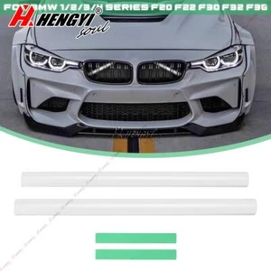2 Cover Barre Protezione Radiatore Griglia Strisce Per BMW Serie 1 2 3-Bianco - Bild 1 von 5