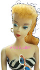 RARE Vintage #3 Barbie Ponytail Original Paint and Hair Blue Eye Liner with Box