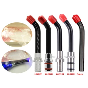8mm 10mm 12mm Dental Curing Lights Glass LED Optical Fiber Light Guide Rod Tips - Picture 1 of 18