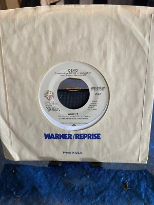 DEVO “Whip It / Turn Around” 45 EX! - Image 1 of 2