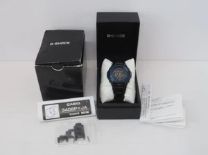 CASIO G-SHOCK MTG-M900BD Digital Solar Radio Black Blue Round Face - Picture 1 of 9