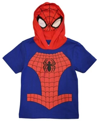 Marvel Avengers☆Toddler & Little Boys' Hero Costume Hooded T-Shirts ☆ Sizes 2T-7 - Image 1 of 4