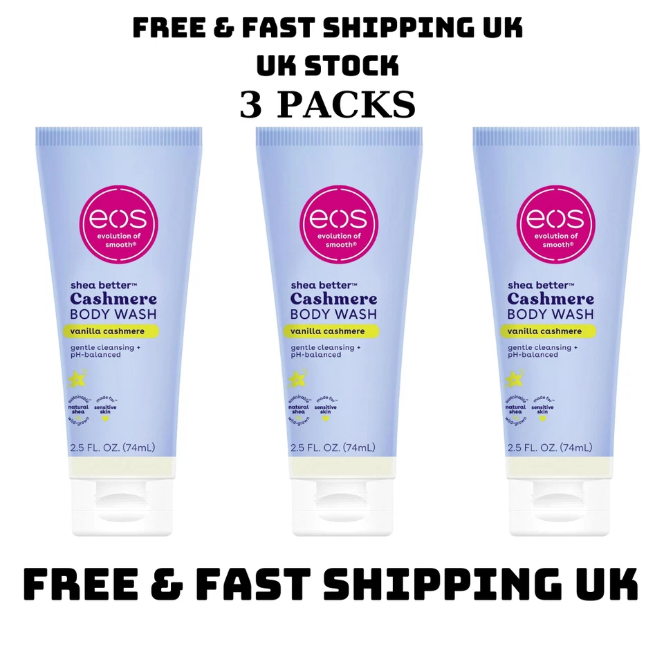 EOS 24H Moisture Body Lotion - Travel Size - Vanilla Cashmere - UK SELLER