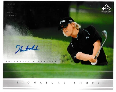 Foto 8x10 firmada autografiada por Hunter Mahan 2004 SP Signature Golf Foto 1 de 2