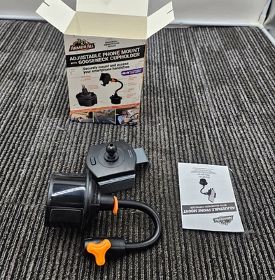 (QTY 2) Armor All AMH3-1003-BLK Goose-Neck Cup Holder Phone Mount Universal - Image 1 of 4