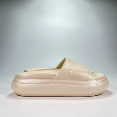 Sandalias de plataforma Billabong Cloud Slides crema sin cordones cómodas para mujer talla 6B” Foto 1 de 4