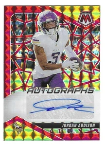 2025 Mosaic Choice Jordan Addison Auto Autographs Vikings - Picture 1 of 1