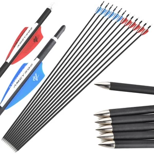 Archery Carbon Arrows SP1000 Target Practice ID4.2 Recurve Bow Longbow Shooting - Picture 1 of 13