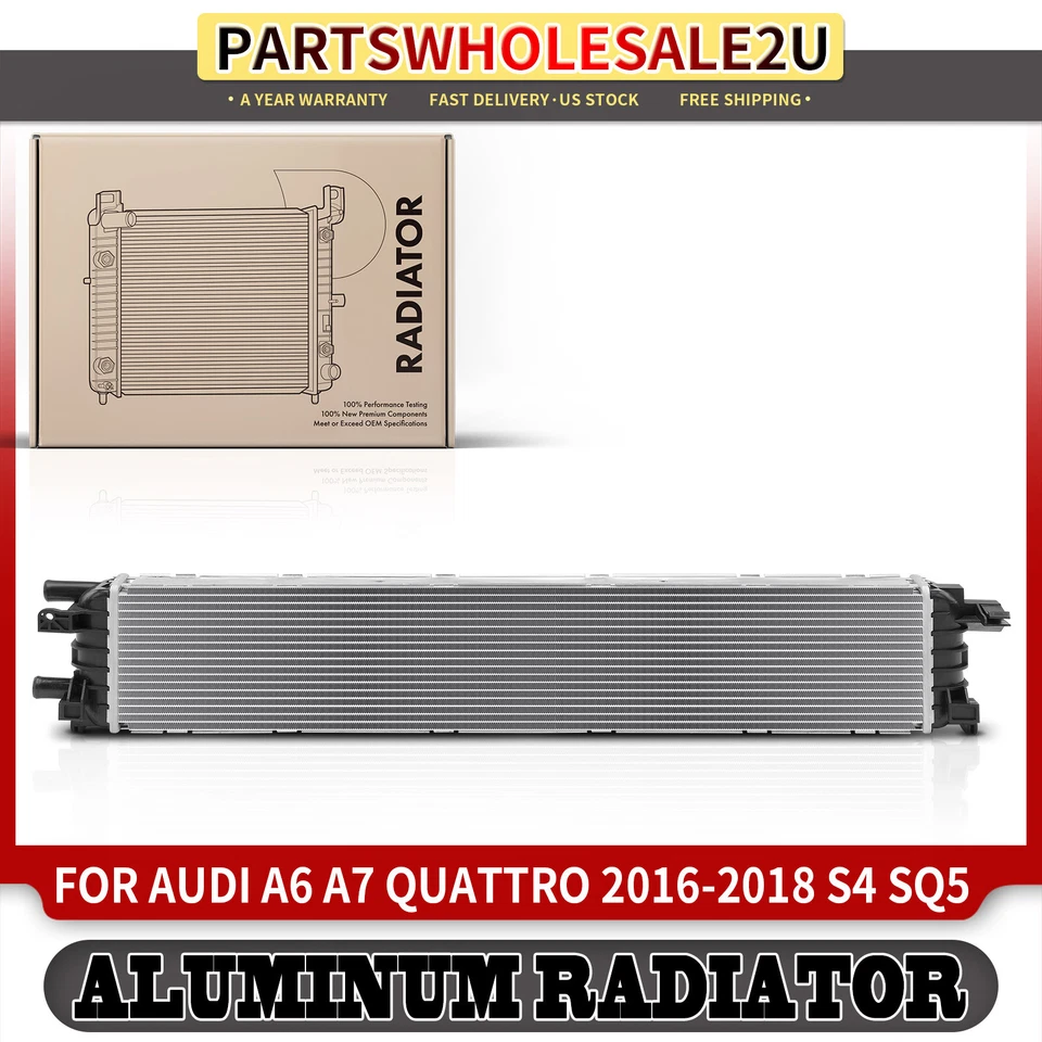 Radiador auxiliar para Audi A6 Quattro A7 Quattro Q5 S4 S5 SQ5 S6 S7 3,0 L 4,0 L Foto 1 de 4