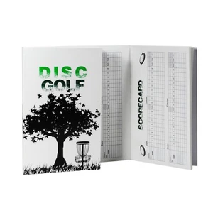 Disc Golf ScoreKeeper Notebook, 110 Rounds for 6 Players, Perfect Bound - Picture 1 of 5