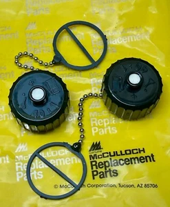 NOS OEM McCulloch/MTD Trimmer/Gebläse Gas Tankdeckel 2er Pack (B 6C) - Bild 1 von 2