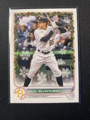 2022 Topps Holiday Jack Suwinski RC #HW103 Pirates - Image 1 of 2