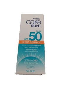 Avon Care Sun+ Face Cream SPF 50 FACE Moisturising Sunscreen – Water Resistant - Picture 1 of 6