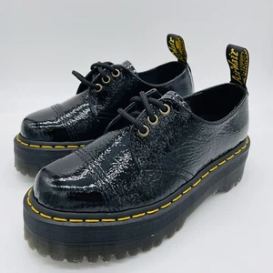 Dr. Martens 1461 Quad Platform Patent Leather Oxfords SIZE 5 Womens 36 EU NEW - Picture 1 of 6