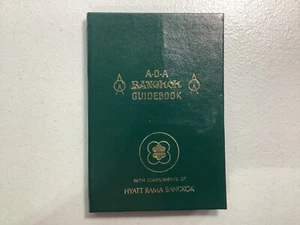 Bangkok Guidebook Hyatt Rama Complimentary Maps Destinations Guided Tours 1978 - Imagen 1 de 6