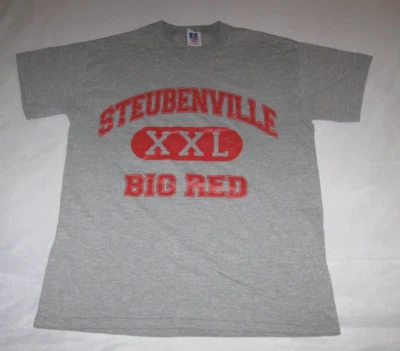 Camiseta de fútbol americano Steubenville Big Red de colección juvenil grande niños y2k Ohio ESCUELA SECUNDARIA Foto 1 de 4