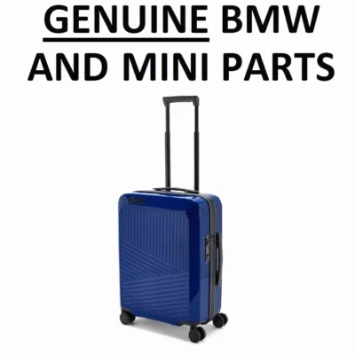GENUINE BMW Blue 43L Board Case Wheeled Suitcase Cabin Bag Luxury Travel etc. 0X - Image 1 of 4