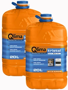 Petroleum Qlima Kristal 2x20L Schwefelarm Geruchsarm Petroleumofen Heizung