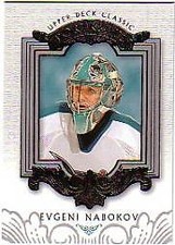 2003-04 Upper Deck Classic Portraits Hockey #82 Evgeni Nabokov