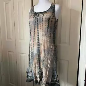 Raya Sun Tie-Dye Sleeveless A-Line Dress - Picture 1 of 4