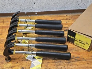De colección Nuevo de Lote Antiguo Stanley Nailmaster Hammer N 1-1/2 16oz EE. UU. NUEVO Caja De 6 - Imagen 1 de 10