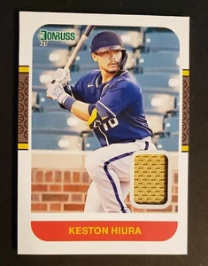 2021 Donruss Baseball Keston Hiura 1987 Retro Jersey #87M-KH Milwaukee - Picture 1 of 2