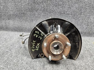 Honda Civic 2022-2023 tracción delantera izquierda suspensión husillo nudillo y cubo de rueda OEM - Imagen 1 de 4