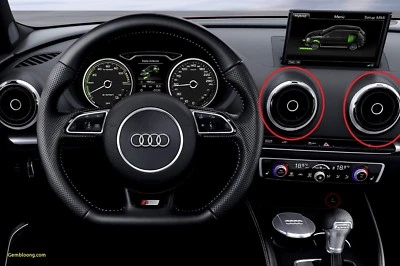 AUDI A3/S3 13-17 Interior Dashboard Center Vent Outlet 8V08209016PS - Изображение 1 из 4