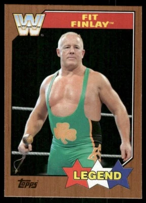 2017 Topps Heritage WWE Bronze #77 Fit Finlay wrestling card - Image 1 of 2