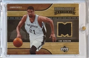 2006 Upper Deck Hardcourt Tim Duncan #PATCH Game Worn Jersey - Ready to Grade - Picture 1 of 3