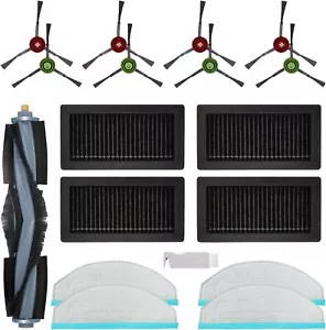 Filter Brush Mop Pads Accessories Kit for Yeedi Cube Robot Vacuum Black - Picture 1 of 6