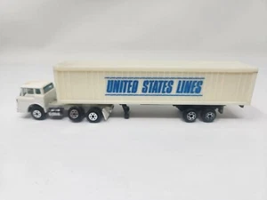 United States Lines Yatming Semi Truck Tractor Trailer 1:64 BUF - Picture 1 of 5
