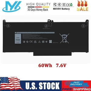 ✅MXV9V Battery For Dell Latitude 5300 5310(2-in-1 )7300 7400 5VC2M 829MX 60Wh - Picture 1 of 12