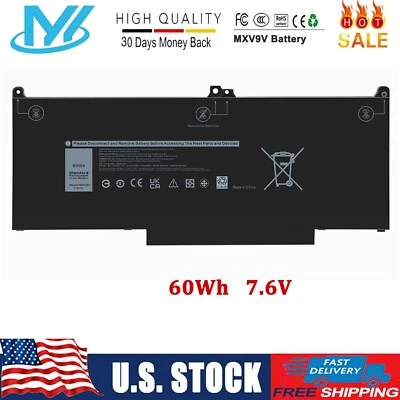 ✅Batería MXV9V para Dell Latitude 5300 5310 (2 en 1) 7300 7400 5VC2M 829MX 60Wh Foto 1 de 4