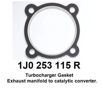 Junta de tubo de escape a colector en tubo para Audi TT VW Golf Jetta Foto 1 de 2