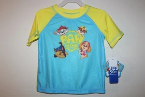 PAW Patrol Baby / Toddler Boy's 3T Swim Shirt Top Rash Guard UPF 50 - Picture 1 of 5