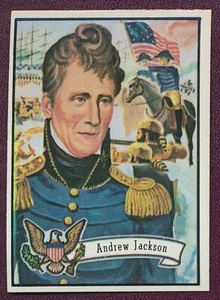1972 Topps US Presidents #7 Andrew Jackson NM Sharp Set Break Key Card - Picture 1 of 2