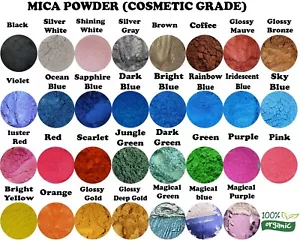 Automotive Pigment Powder - Mica Pearl Powder-Glow in Dark-Color Shifting - Picture 1 of 351
