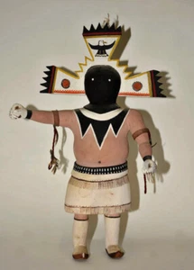 Very Large Apache Gahn Dancer, carved Kachina doll - Picture 1 of 4