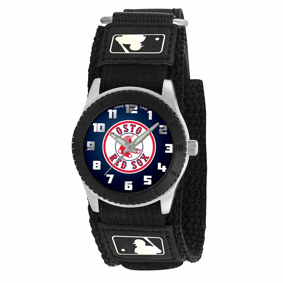 Boston Red Sox "Sox Logo" Kids Rookie Watch Black Boys Child MLB-ROB-BOS2 - Image 1 of 1