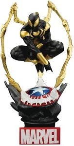 Beast Kingdom Exclusive Iron Spider-man Marvel D-Stage  015 Comic Version! NEW! - Picture 1 of 1