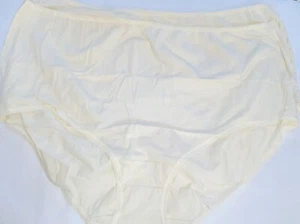 BNWOT 2 x Marks & Spencer CREAM FULL BRIEF KNICKERS Size 28 - Picture 1 of 8