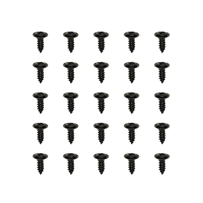 25 BLACK BEZEL/TRIM/PANEL SCREWS! FOR CLASSIC GM BUICK CHEVY PONTIAC VEHICLES - Image 1 of 3