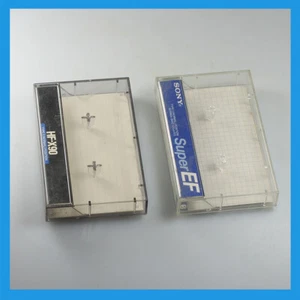 vintage old 2x SONY Box for Analog Audio Music Recording Magnetic Tape Cassette - Picture 1 of 3
