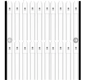 CASE GE 36408 LED T8LED Bulb. 24", 20/case - Picture 1 of 2