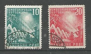 Timbre d' Allemagne FEDERAL Obli N° 001/002 - Picture 1 of 1
