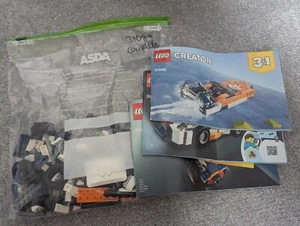 LEGO CREATOR 31089 Sunset Track Racer Completo - Foto 1 di 1