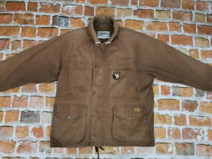 Chevignon Vintage Summer Jacket Coat Keepém Flying Brown Tog's XL Tip Top - Picture 1 of 9