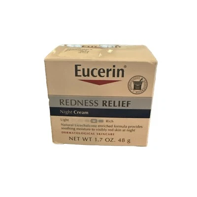 Eucerin Redness Relief Night Creme Reduce Sensitive Redness Prone Skin 1.7 Oz - Image 1 of 4